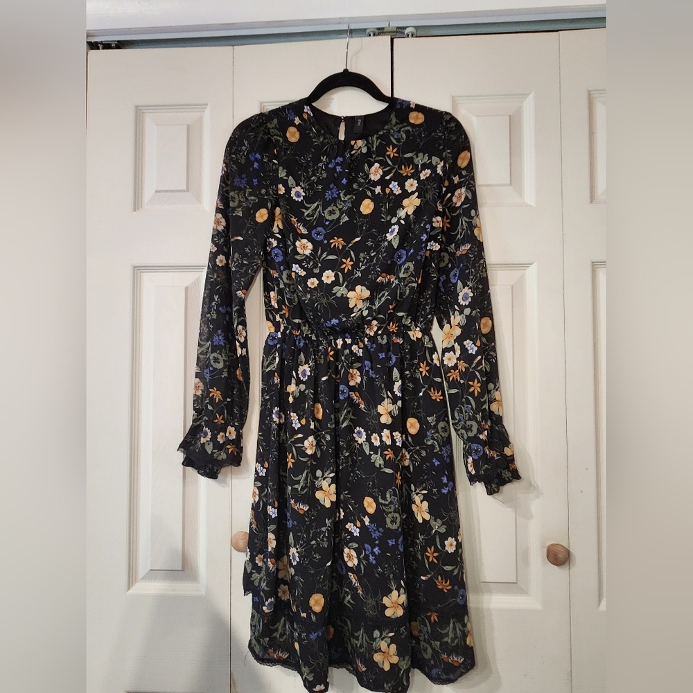Y.A.S floral long sleeve dress